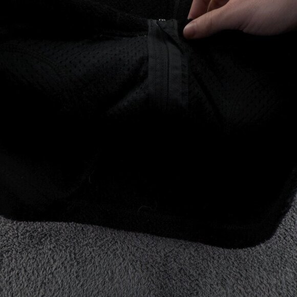 Patagonia Adult Women Jacket Black Full Zip Fuzzy XS Snap Pocket Long Sleeve - Picture 10 of 11